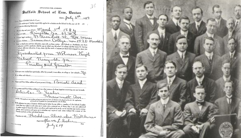 A class photo believed to include Thaddeus Kitchener 