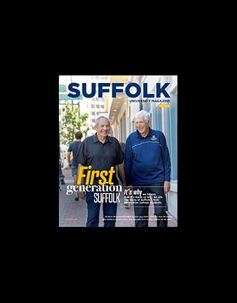 Suffolk University Magazine Fall 2022 cover