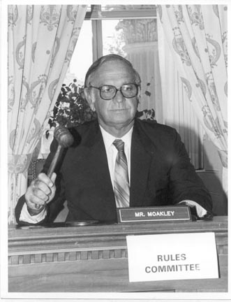 Joe Moakley chairing the House Rules Committee