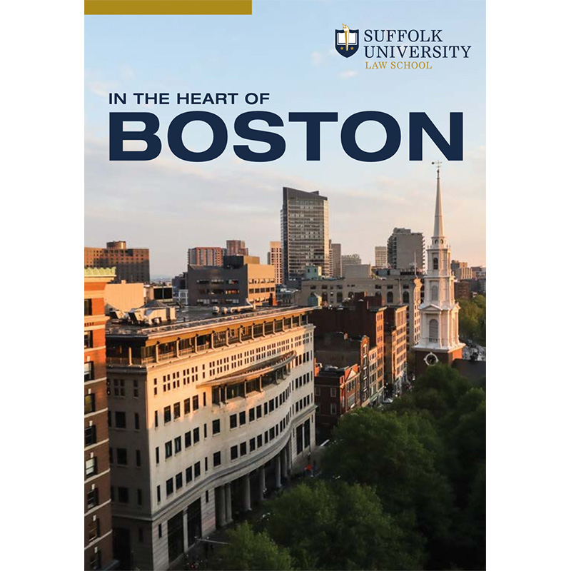 Suffolk Law School Viewbook Cover