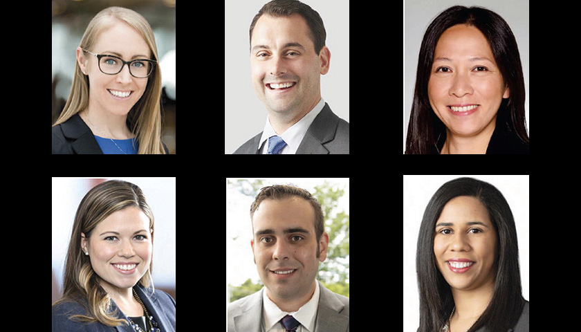 Head shots of Up & Coming Suffolk Law attorneys