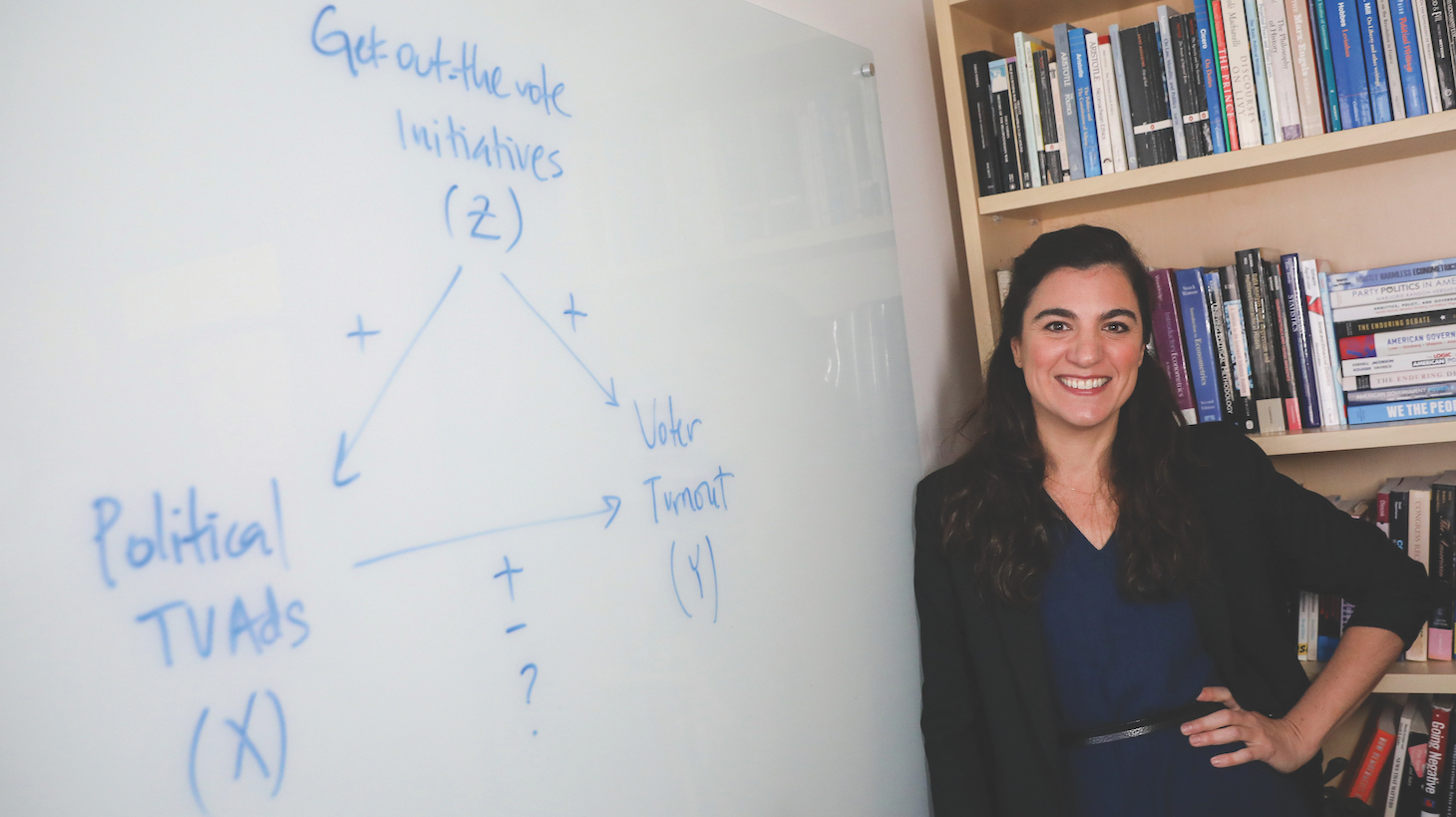 Professor Elena Llaudet is fighting misinformation by converting the math-averse into data experts.